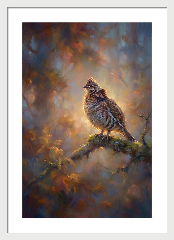 Grouse Perched Gracefully