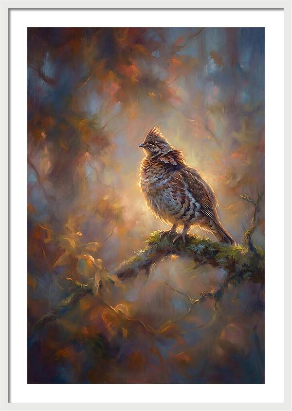 Grouse Perched Gracefully
