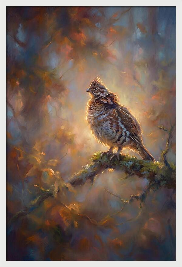 Grouse Perched Gracefully