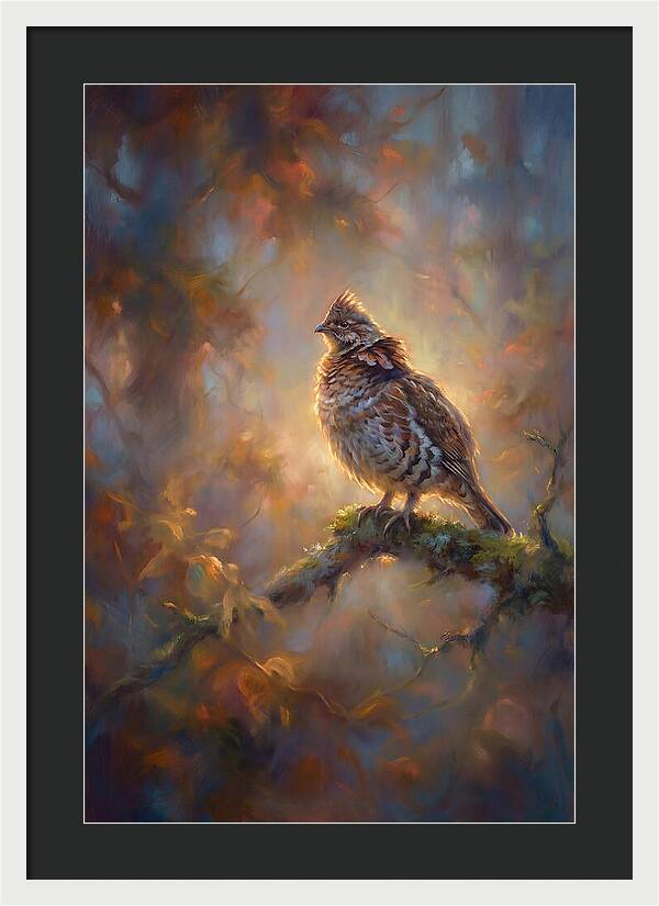 Grouse Perched Gracefully