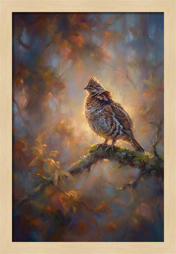 Grouse Perched Gracefully