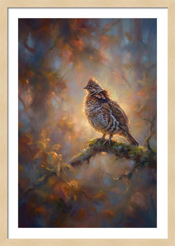 Grouse Perched Gracefully