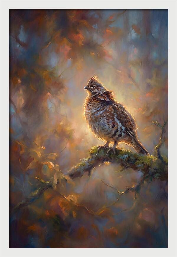 Grouse Perched Gracefully