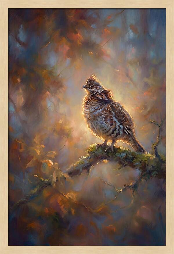 Grouse Perched Gracefully