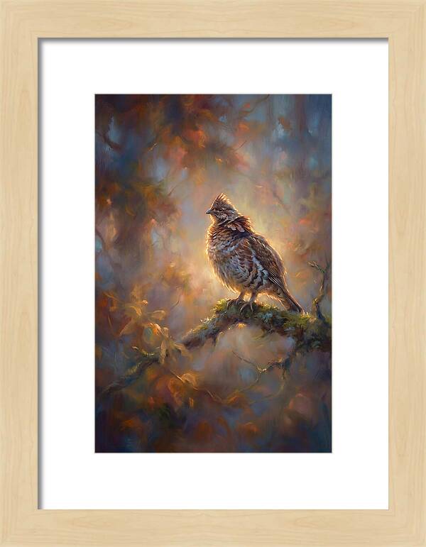Grouse Perched Gracefully