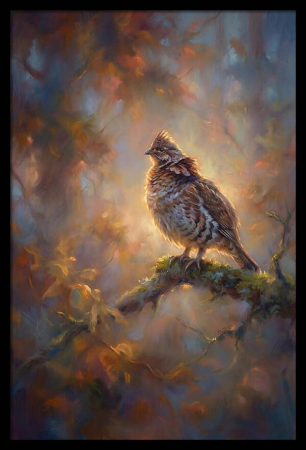 Grouse Perched Gracefully
