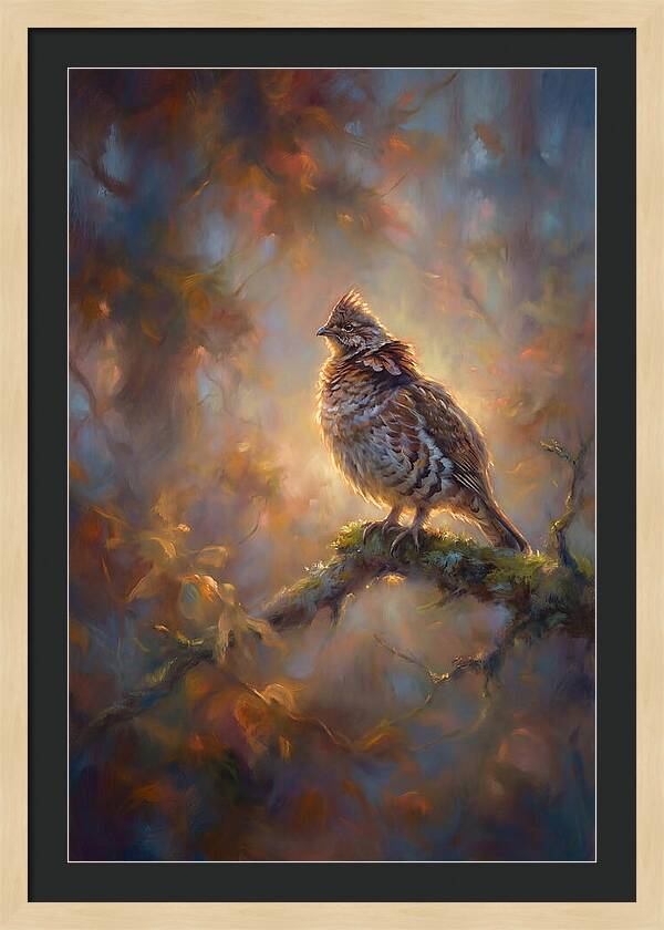 Grouse Perched Gracefully