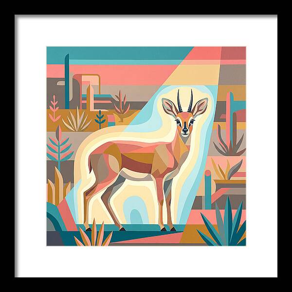 Grysbok Among Lush Scenery