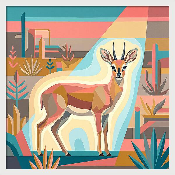 Grysbok Among Lush Scenery
