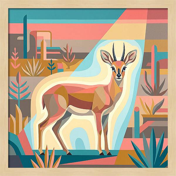 Grysbok Among Lush Scenery