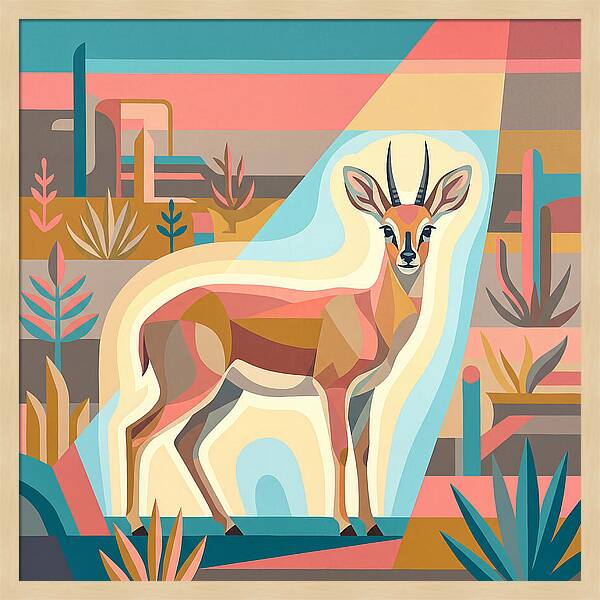 Grysbok Among Lush Scenery