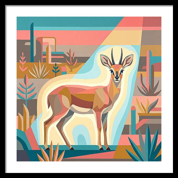 Grysbok Among Lush Scenery