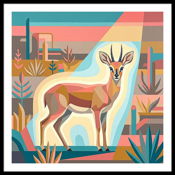 Grysbok Among Lush Scenery