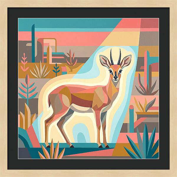 Grysbok Among Lush Scenery