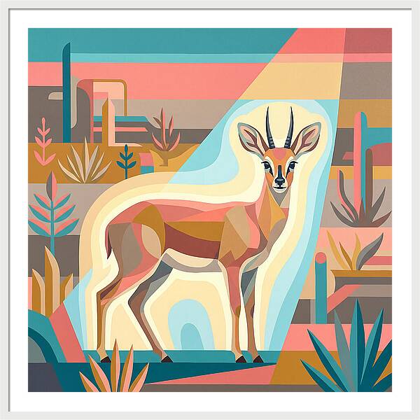 Grysbok Among Lush Scenery