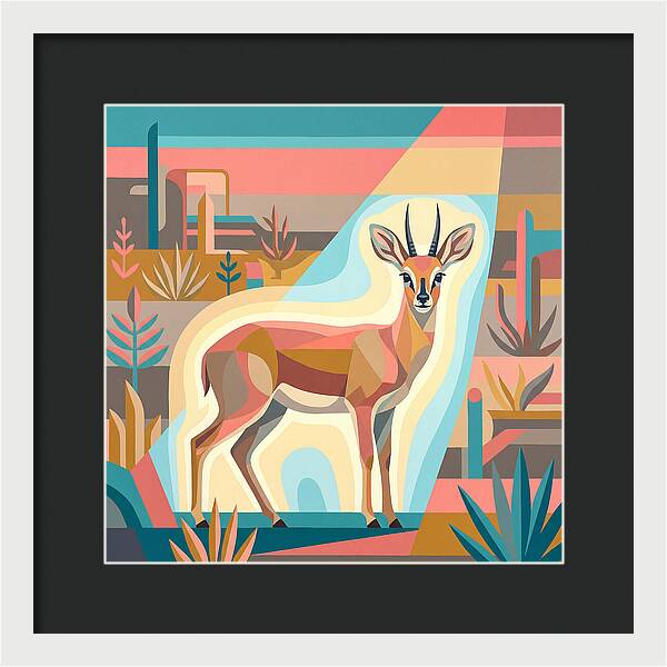 Grysbok Among Lush Scenery