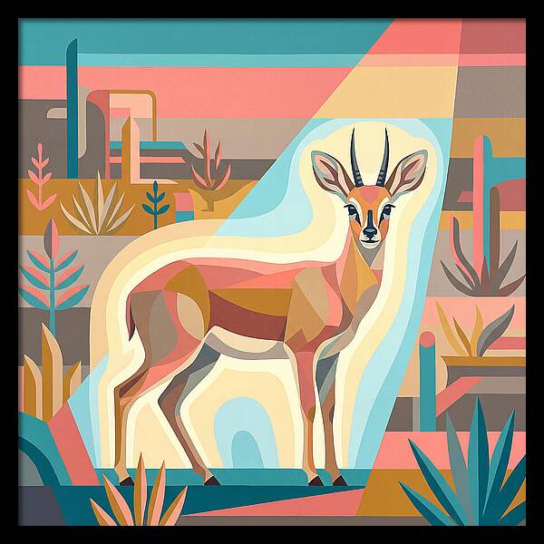 Grysbok Among Lush Scenery