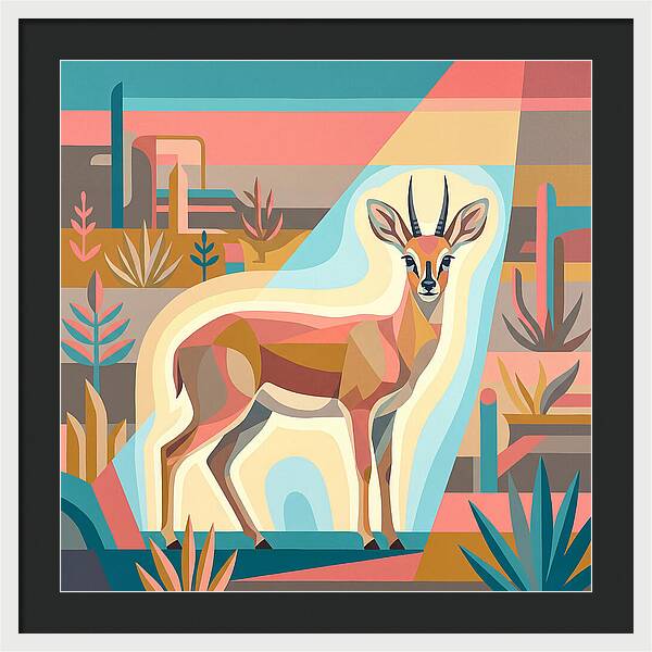 Grysbok Among Lush Scenery