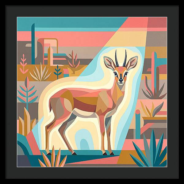 Grysbok Among Lush Scenery