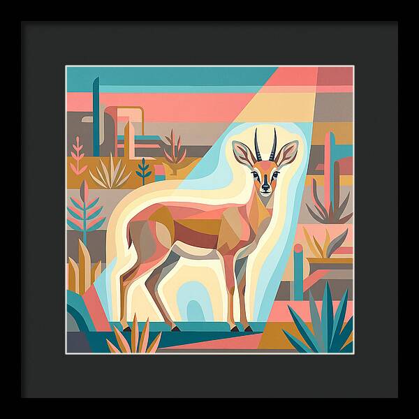 Grysbok Among Lush Scenery