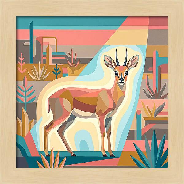 Grysbok Among Lush Scenery