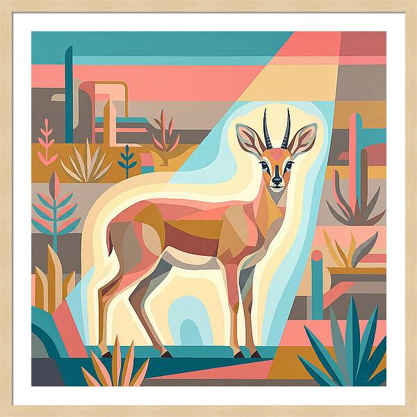 Grysbok Among Lush Scenery