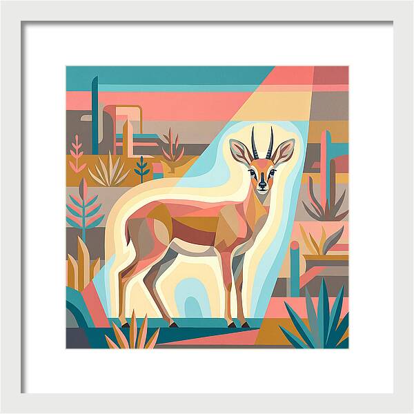 Grysbok Among Lush Scenery