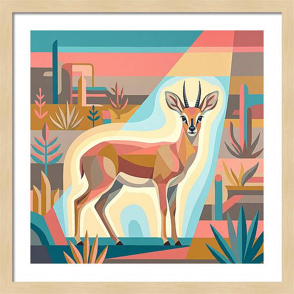 Grysbok Among Lush Scenery