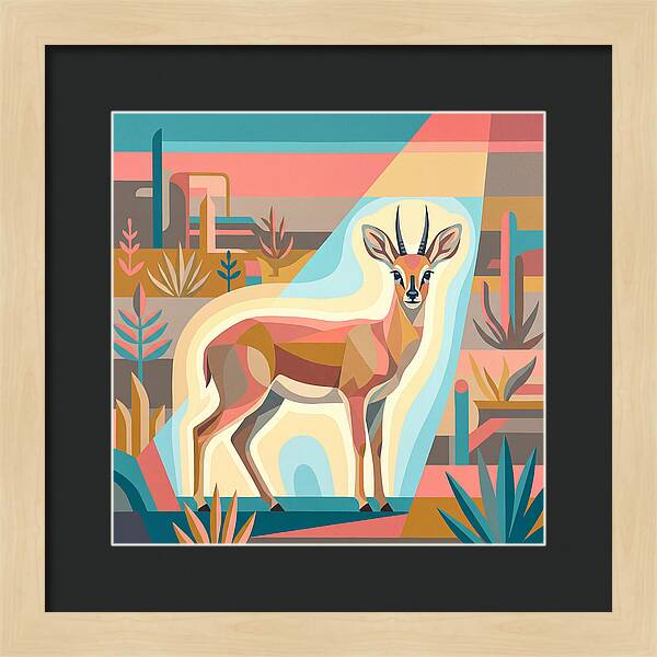 Grysbok Among Lush Scenery