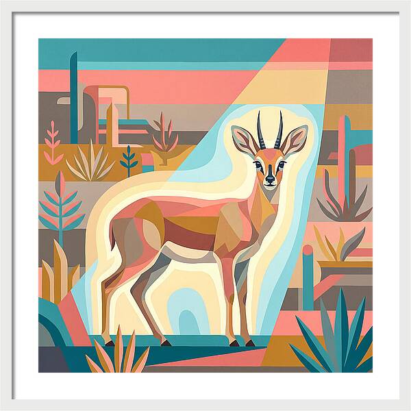 Grysbok Among Lush Scenery