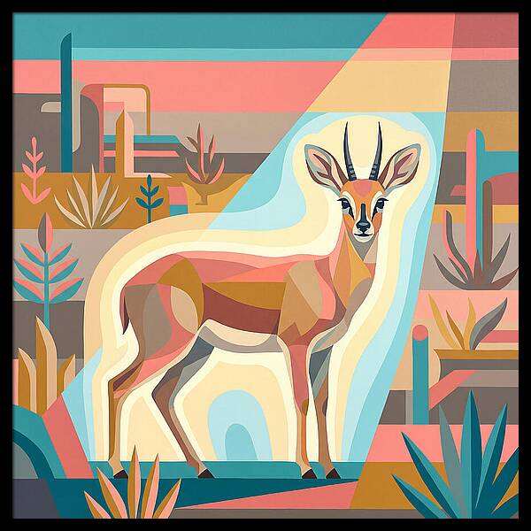 Grysbok Among Lush Scenery