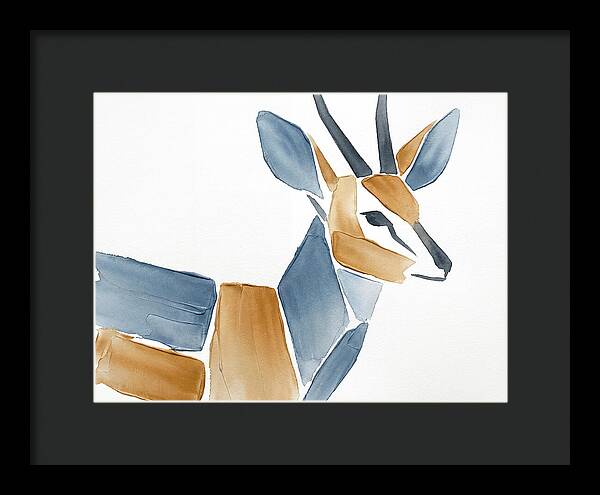 Grysbok In Minimalist Style