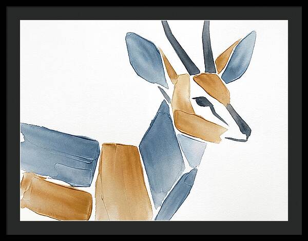 Grysbok In Minimalist Style