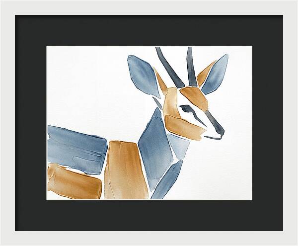 Grysbok In Minimalist Style