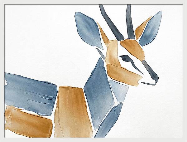 Grysbok In Minimalist Style