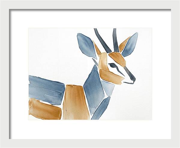 Grysbok In Minimalist Style