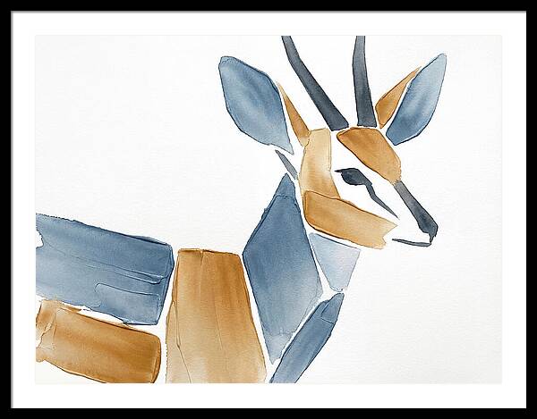 Grysbok In Minimalist Style