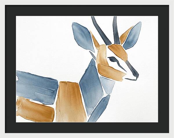 Grysbok In Minimalist Style