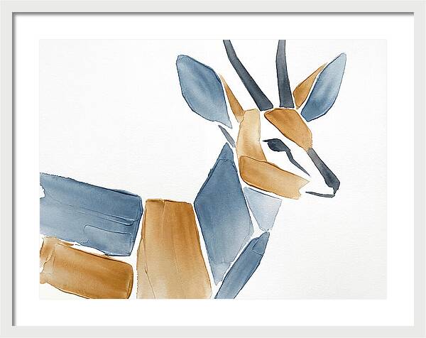 Grysbok In Minimalist Style