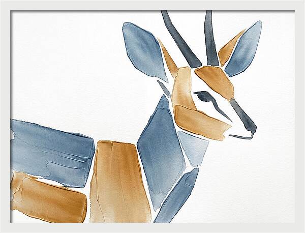 Grysbok In Minimalist Style