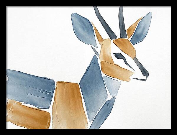 Grysbok In Minimalist Style