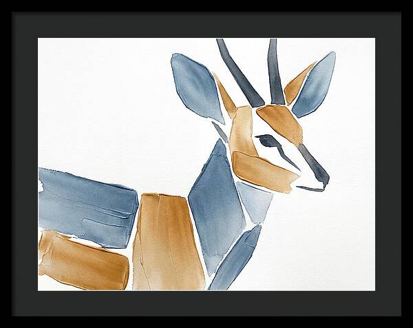 Grysbok In Minimalist Style