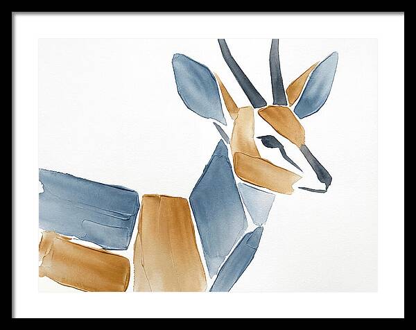 Grysbok In Minimalist Style