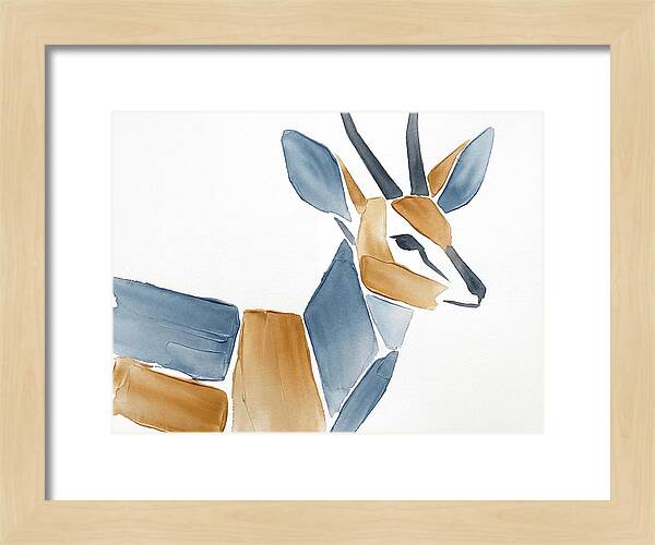 Grysbok In Minimalist Style