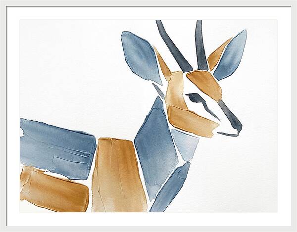 Grysbok In Minimalist Style