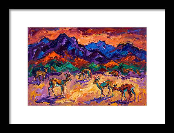 Grysbok In Vibrant Landscape