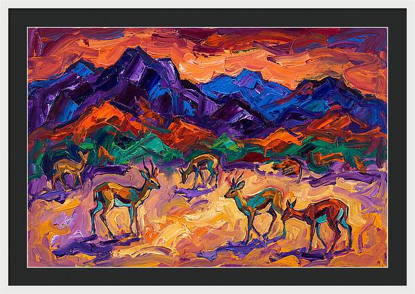 Grysbok In Vibrant Landscape