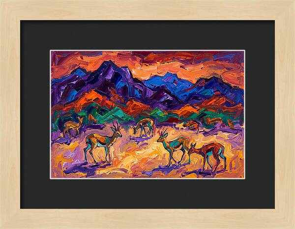 Grysbok In Vibrant Landscape