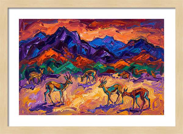 Grysbok In Vibrant Landscape