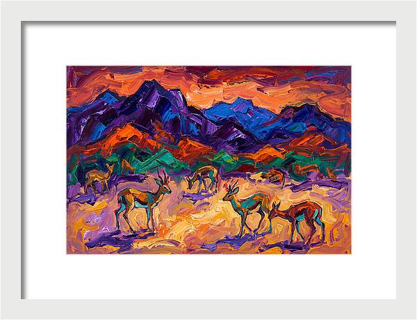 Grysbok In Vibrant Landscape
